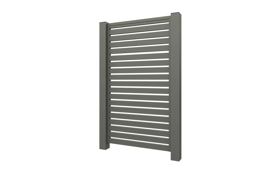 Aluminium Lamellenzaun Grau - Image 4