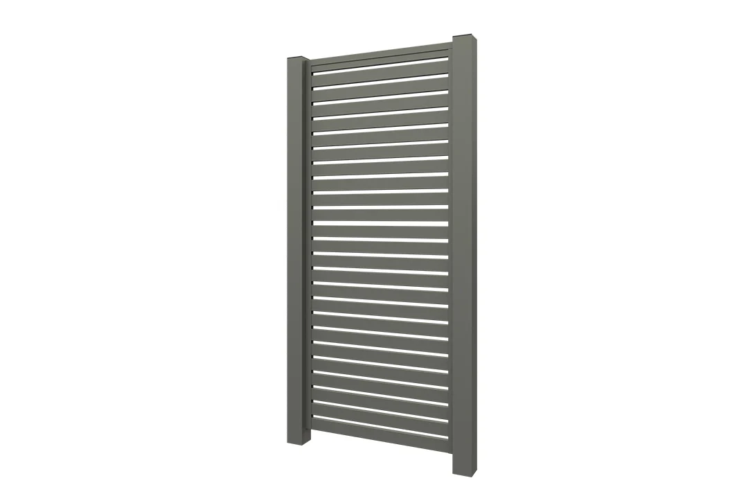 Aluminium Lamellenzaun Grau - Image 5