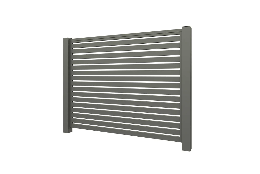 Aluminium Lamellenzaun Grau - Image 6