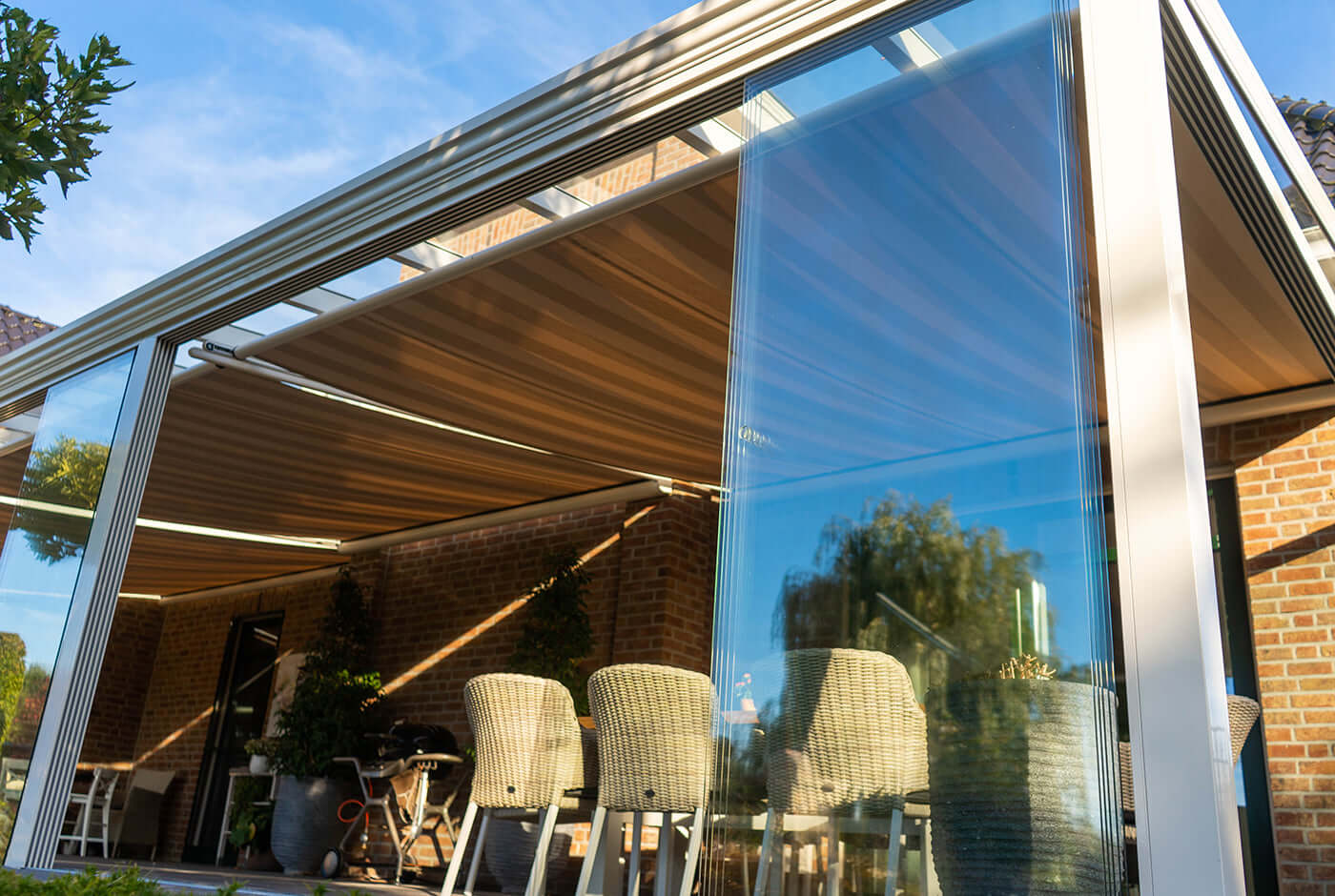 Glasschiebewand anthrazit (RAL 7016) 8mm - Image 13