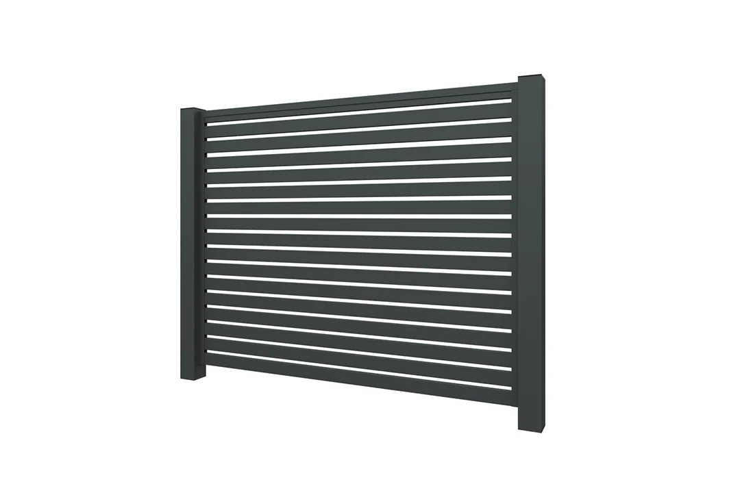 Aluminium Lamellenzaun Anthrazit - Image 14