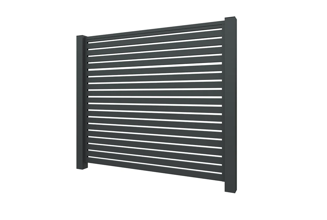 Aluminium Lamellenzaun Anthrazit - Image 19