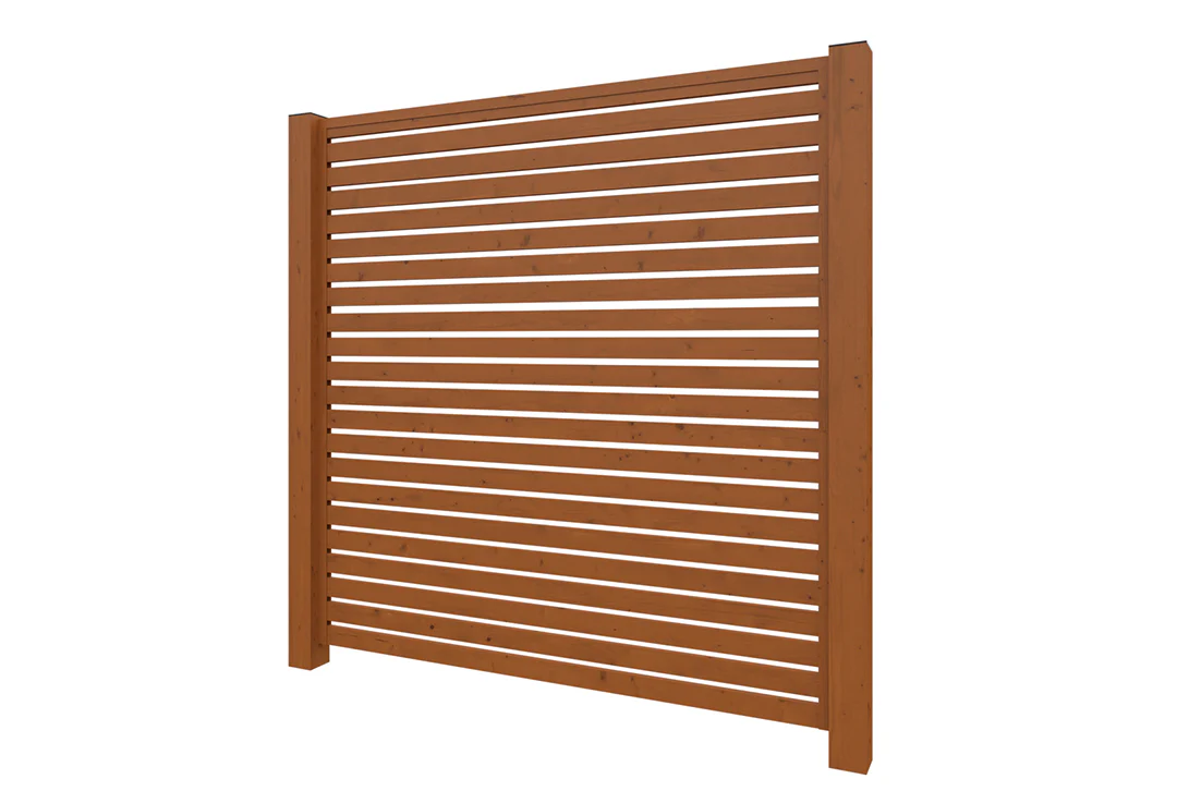 Aluminium Lamellenzaun Holzoptik - Image 3