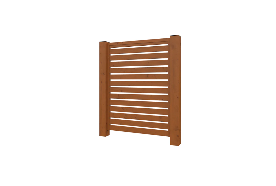 Aluminium Lamellenzaun Holzoptik - Image 9