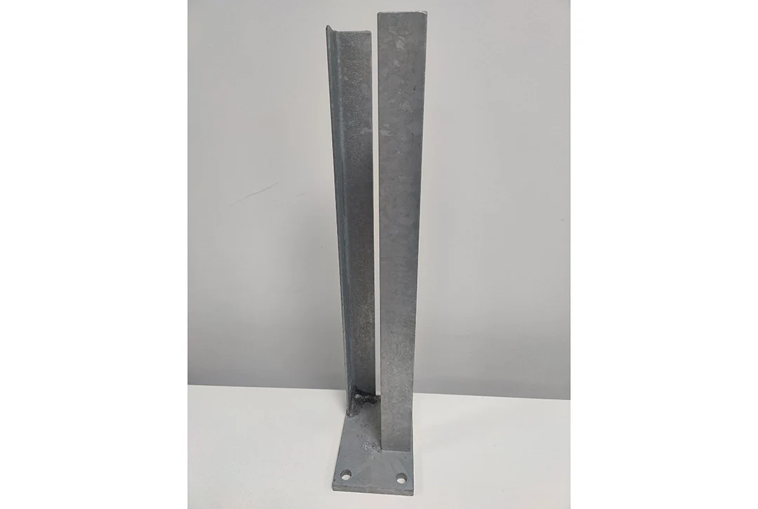 Pfostenträger zum Aufschrauben für Aluminiumzaun - Image 3