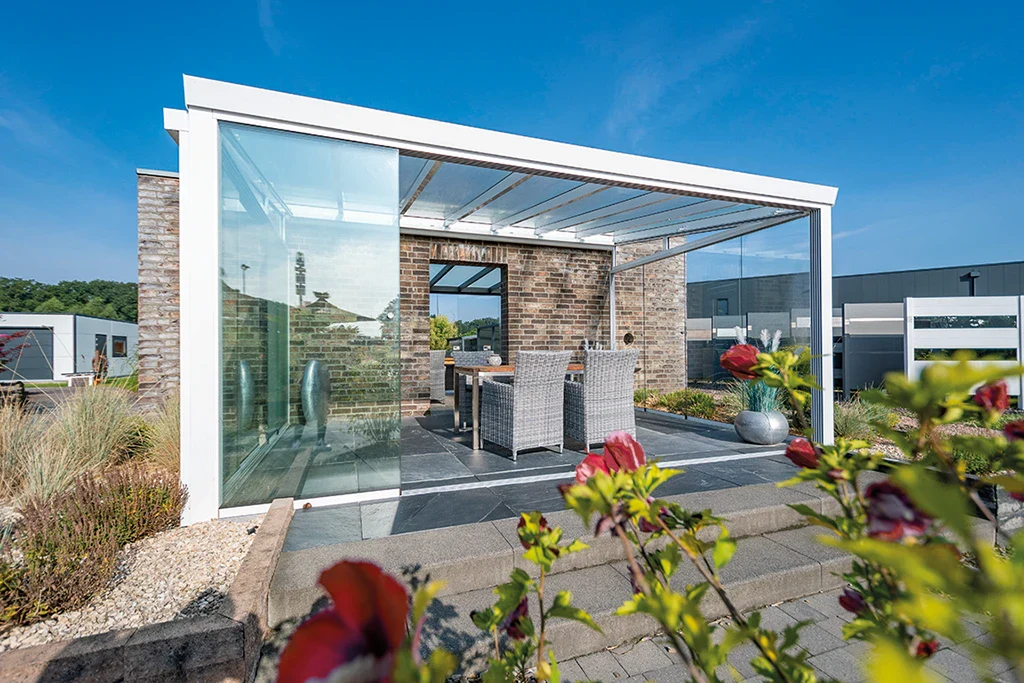 Terrassenüberdachung 6x3,5m Aluminium Wandanbau, Topseller - Image 3
