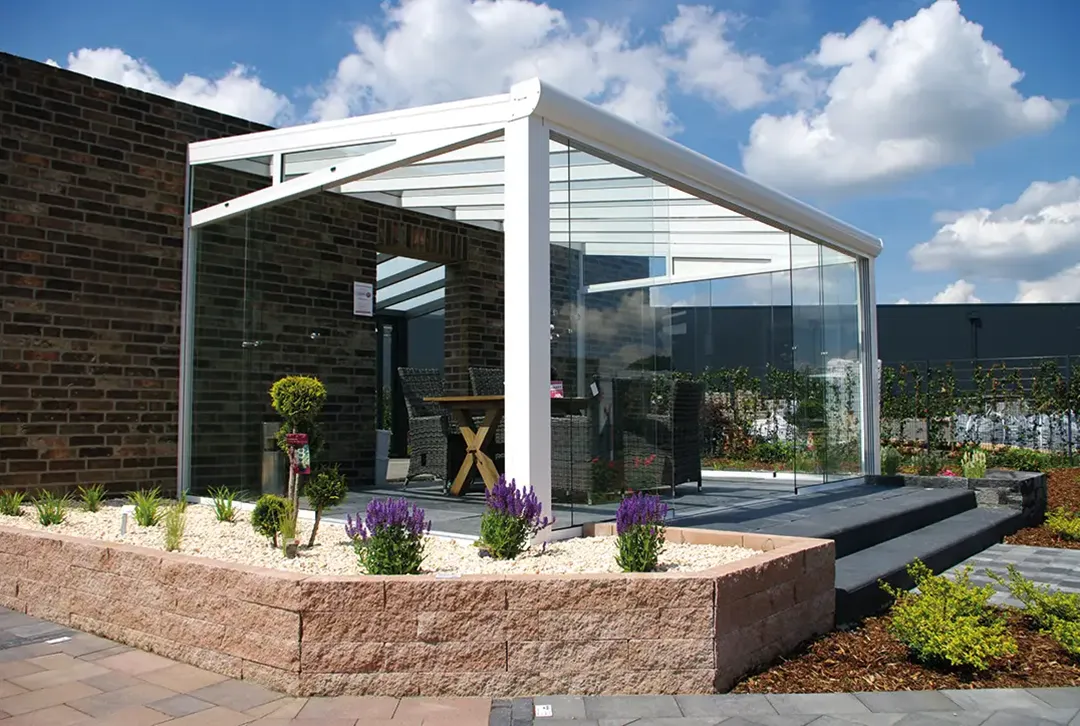 Terrassenüberdachung 7x4m Aluminium Wandanbau, Topseller - Image 3