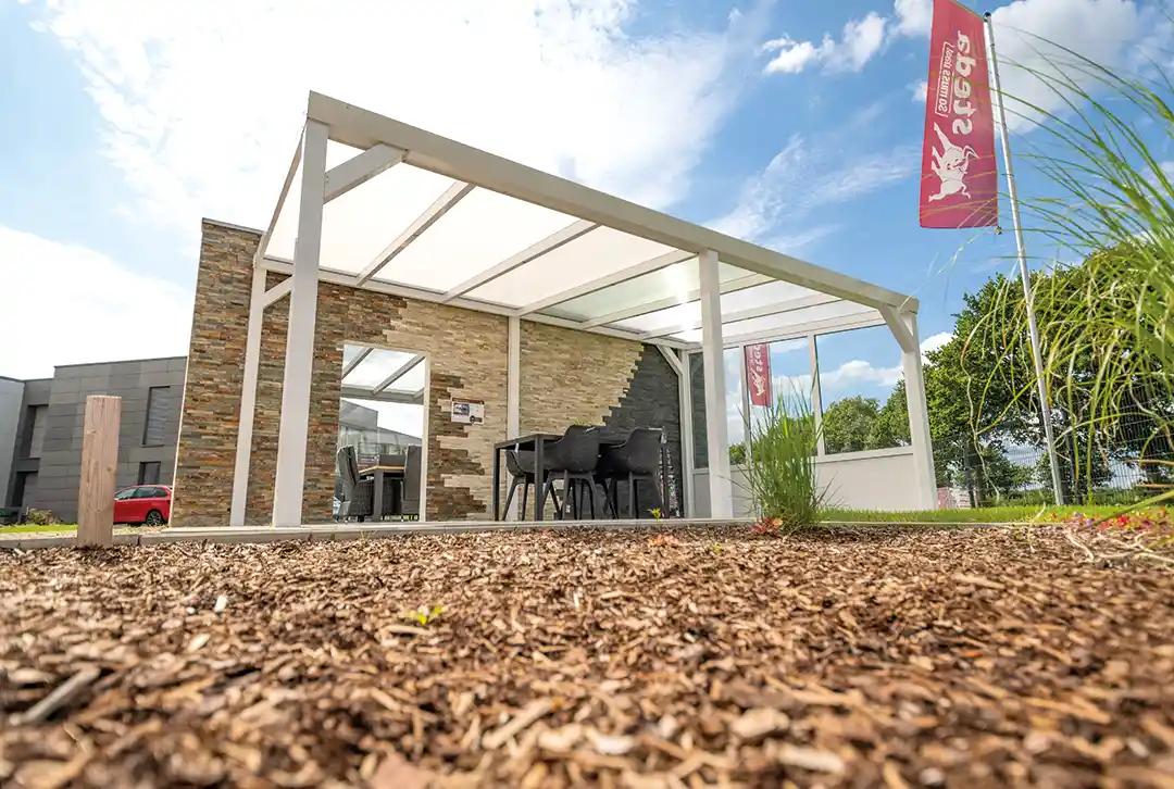 Terrassenüberdachung aus Aluminium, Freistehend - Image 5