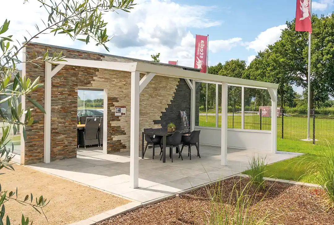 Terrassenüberdachung aus Aluminium, Freistehend - Image 2