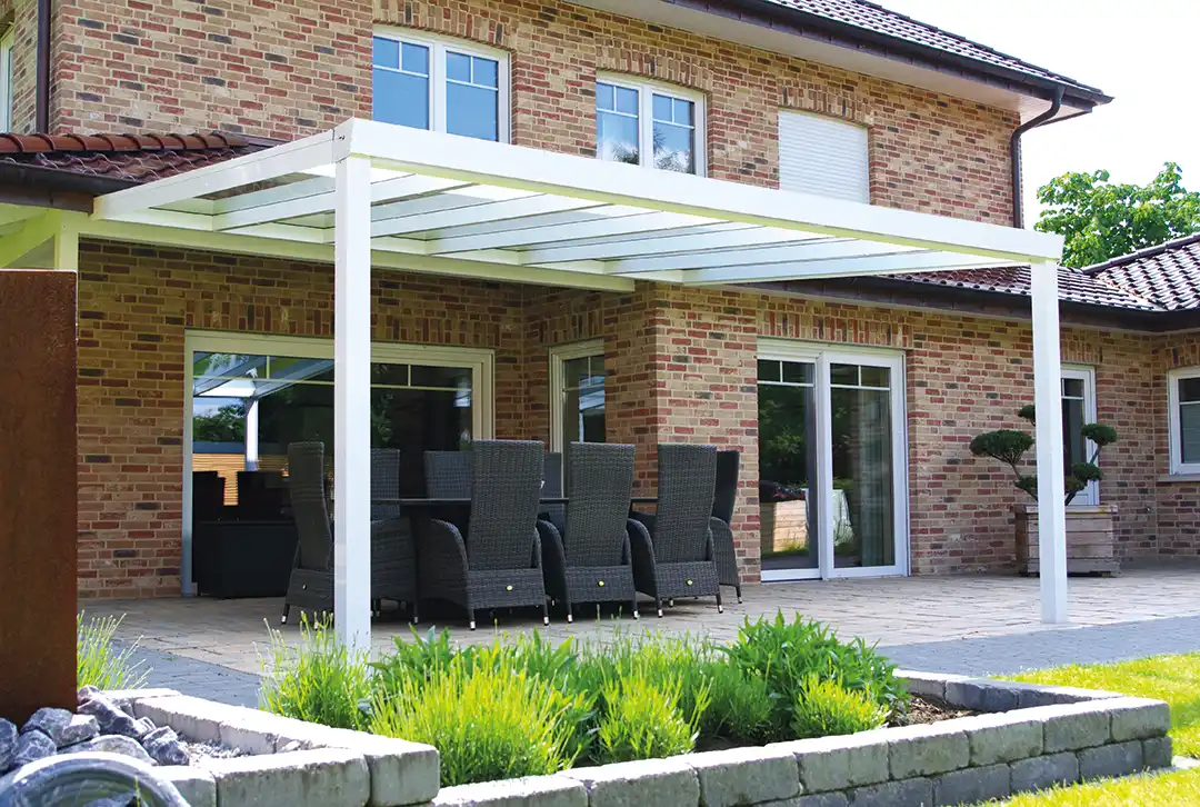 Terrassenüberdachung aus Aluminium für den Wandanbau - Image 34