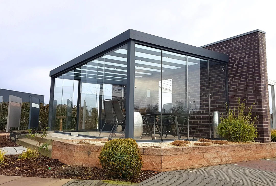 Terrassenüberdachung Flachdach 5x3m Freistehend - Image 3