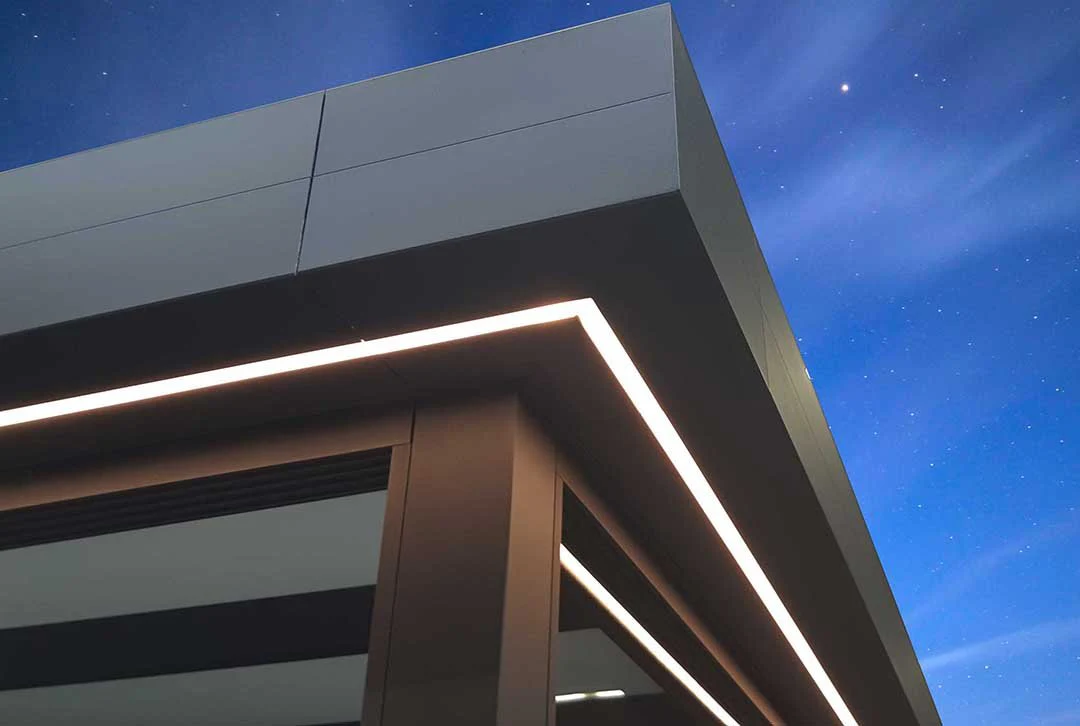 Terrassenüberdachung Flachdach 5x4m Wandanbau - Image 3